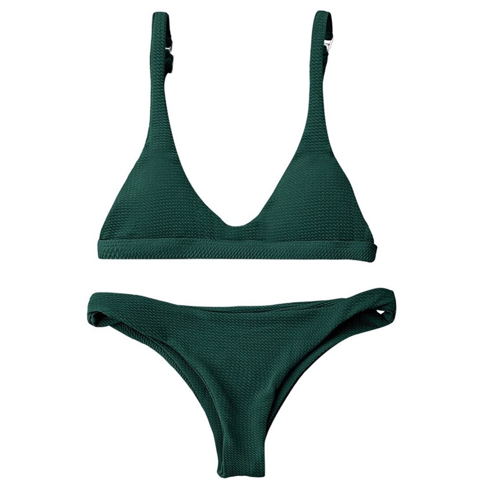 ZAFUL Women Padded Scoop Neck Bikini size small